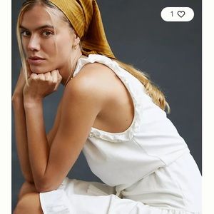 Sundays Ruffled Halter Mini Dress. Size M